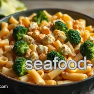 Creamy & Cheesy Recipe Tuna Bake with Broccoli