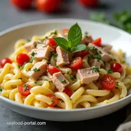 The Best Creamy Tuna Pasta Salad Recipe Easy Tangy