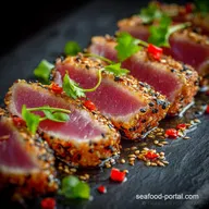 Crispy AirFried Ahi Tuna: Perfect Sesame-Crusted Steaks in 8 Mins