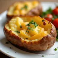 The Ultimate Air Fryer Baked Potato Crispy Skin Fluffy Inside