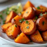 The 30Minute Fluff Crispy Air Fryer Baked Sweet Potatoes