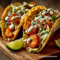 The Ultimate Crispy Baja Shrimp Tacos Recipe with Zesty Lime Crema