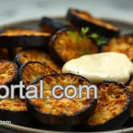 Crispy Fried Eggplant Medallions Recipe with Lemon Aioli