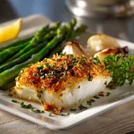 Garlic Crusted Cod Fish UltraCrispy Easy Baked White Fish Recipe