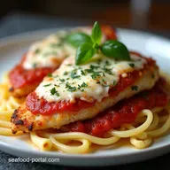 Oven Baked Chicken Parmesan Crispy Easy Weeknight Comfort