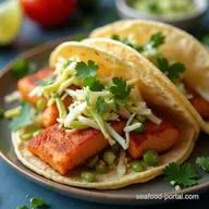 Best Crispy Salmon Tacos with Zesty Lime Slaw 35 Mins