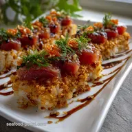 Crispy Rice with Spicy Tuna Sushi: Ultra-Crispy Perfection