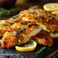 Tilapia Panko Crusted: Ultra-Crispy Baked Lemon Herb Fillets