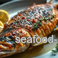 Ultimate Crispy Whole Black Sea Bass Recipe with Zesty Lemon Herb Dressing!