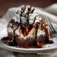 Chocolate Poke Cake: Ultimate Double Fudge Recipe with Whipped Cream
