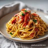 Silky Lobster Pasta Recipe for 4 Servings