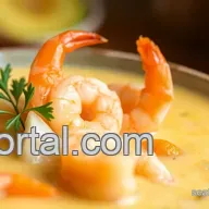 Delectable Simmered Crab & Shrimp Seafood Bisque