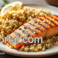 How to Make Delicious Grilled Salmon with Quinoa & Garlic Flavor