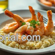 Easy & Delicious Saut&eacute;ed Prawns with Fluffy Couscous Delight