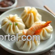 My Grandmother's Steamed Prawn Dimsums with Delicious Filling
