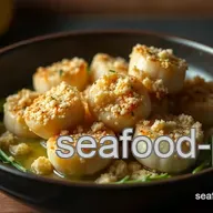 Divine Baked Scallops with Garlic Breadcrumb Topping