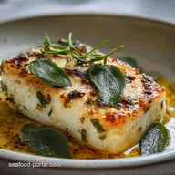 Easy Baked Halibut with Brown Butter in 20 Minutes