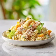 Easy Creamy Tuna Macaroni Salad Recipe for 8
