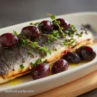 Easy CrispySkin Branzino with Roasted Olives in 20 Minutes