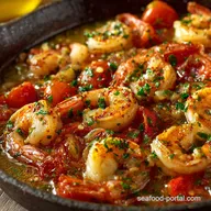 Garlic Shrimp and Tomato Sizzling 10Minute Mediterranean Dinner