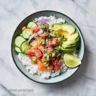 Easy Poke Bowl Recipe in 40 Minutes