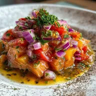 Easy Lomi Lomi Salmon Recipe with Fresh Tomato and Sweet Onion in 20 Minutes
