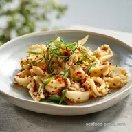 Easy Sauteed Calamari with Garlic in 15 Mins