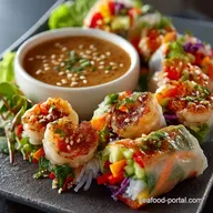 Easy Shrimp Spring Rolls Recipe Fresh Summer Rolls with Zesty Peanut Sauce