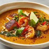 Elegant Uni Seafood Soup at Home in 40 Minutes
