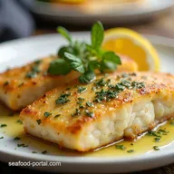 Quick Cheery PanSeared Lemon Butter Cod Fillet Recipe