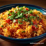 Authentic Mexican Rice Fluffy Arroz Rojo with Blended Tomato Base