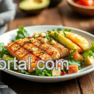 Easy Grilled Salmon Salad with Avocado Delight: A Delicious Summer Favorite!