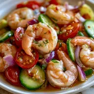 Fresh Shrimp and Tomato Salad for 6