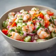 Fresh Shrimp Salad: Creamy Herb Dressing in 15 Minutes