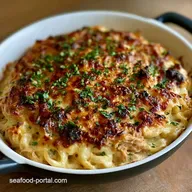 Fresh Tuna Noodle Bake No Soup: Silky and Golden
