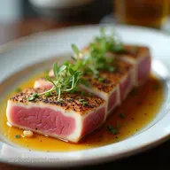 Easy Garlic Butter Ahi Tuna Recipe Seared in Minutes