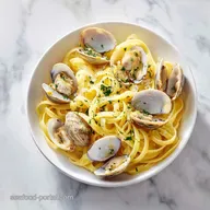 Garlic Butter Clam Linguine: Silky