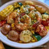 Seafood Foil Packet with Crab and Shrimp