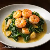 Garlic Butter Shrimp and Spinach Recipe Ready in 25