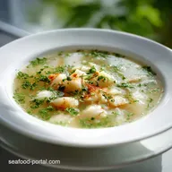 Fish Soup with Garlic and Herbs