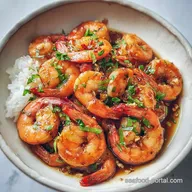 Chinese Shrimp Recipe with Garlic for 4 Servings