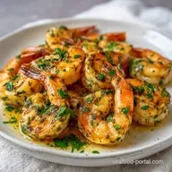 Recipe that includes Garlic Shrimp for 4 Servings