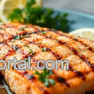 Grilled Salmon with Lemon Herb Marinade
