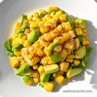 Best Sides for Seafood Grilled Corn Avocado Salad