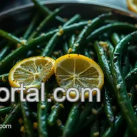 Easy Grilled Green Beans with Zesty Lemon-Garlic Dressing