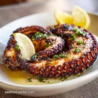 Grilled Octopus at Home with Lemon for 4 Servings