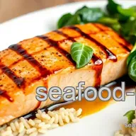Grilled Salmon with Sweet Balsamic Glaze