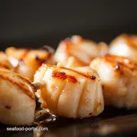 Grilled scallops recipe Scallops with: Easy Paprika-Garlic Glaze!