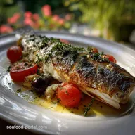 Delicious Grilled Sea Bass for Light: Buttery Sear