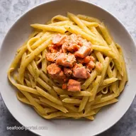 HandTwisted Pasta with Salmon Tartare Easy Recipe